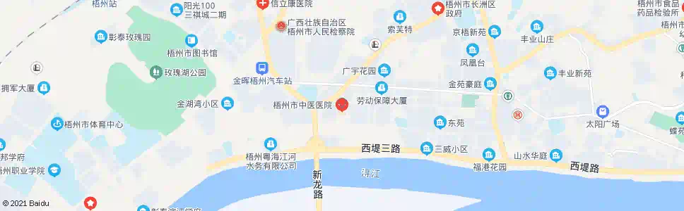 梧州里湖中医院_公交站地图_梧州公交_妙搜公交查询2025