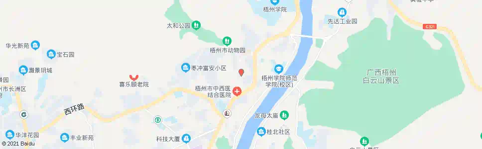 梧州东山冲_公交站地图_梧州公交_妙搜公交查询2025