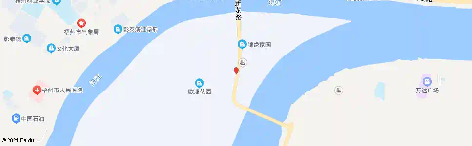 梧州长洲岛总站(盈洋家具广场)_公交站地图_梧州公交_妙搜公交查询2025