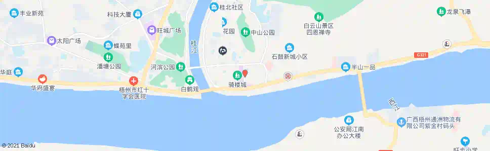 梧州中山路_公交站地图_梧州公交_妙搜公交查询2025