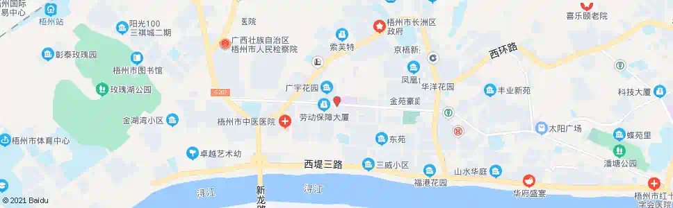 梧州新兴三路_公交站地图_梧州公交_妙搜公交查询2025