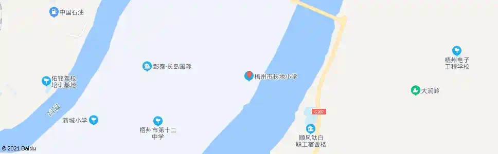 梧州长地小学_公交站地图_梧州公交_妙搜公交查询2025