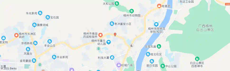 梧州枣冲_公交站地图_梧州公交_妙搜公交查询2025