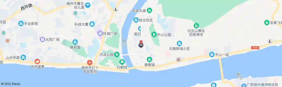 梧州大中路_公交站地图_梧州公交_妙搜公交查询2025