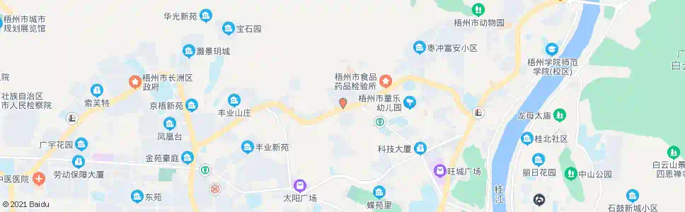 梧州市党校_公交站地图_梧州公交_妙搜公交查询2025
