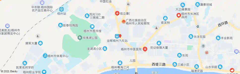 梧州汽车东站_公交站地图_梧州公交_妙搜公交查询2025