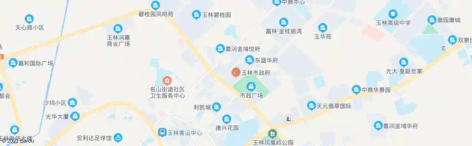 玉林市政府_公交站地图_玉林公交_妙搜公交查询2025