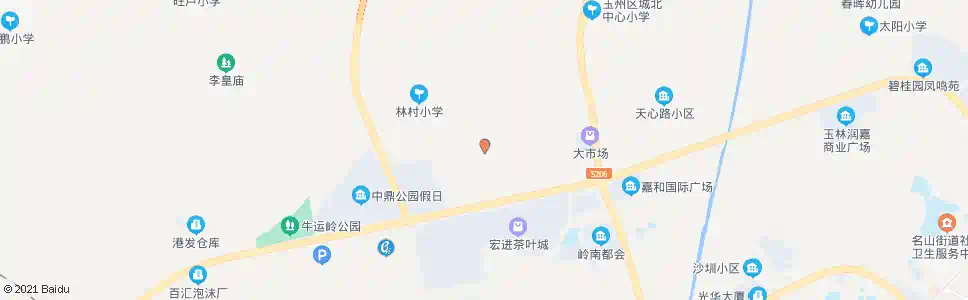 玉林林村_公交站地图_玉林公交_妙搜公交查询2025