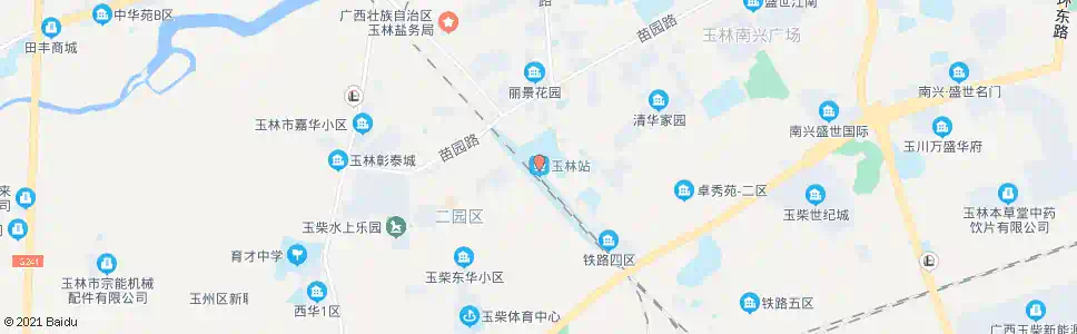 玉林玉柴南区_公交站地图_玉林公交_妙搜公交查询2025