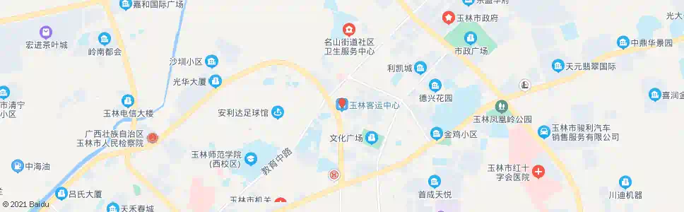 玉林客运中心_公交站地图_玉林公交_妙搜公交查询2025