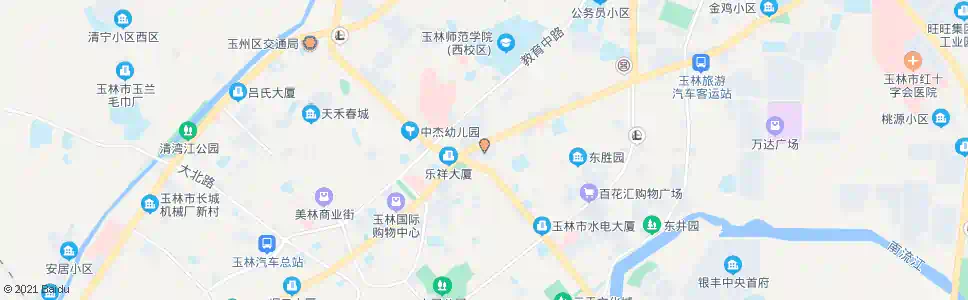 玉林美家园商场_公交站地图_玉林公交_妙搜公交查询2025