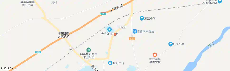 玉林市职中_公交站地图_玉林公交_妙搜公交查询2025