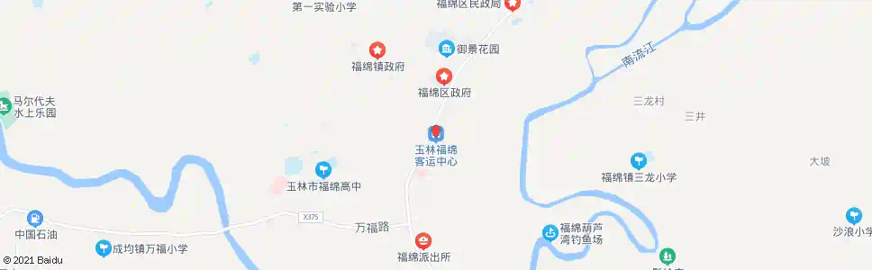 玉林福绵客运中心_公交站地图_玉林公交_妙搜公交查询2025