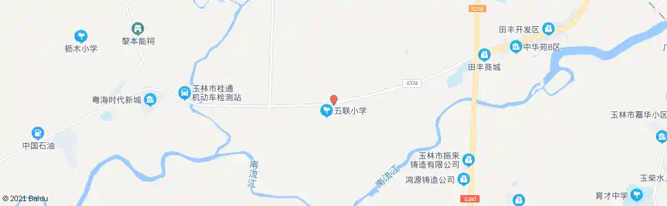 玉林五联_公交站地图_玉林公交_妙搜公交查询2025