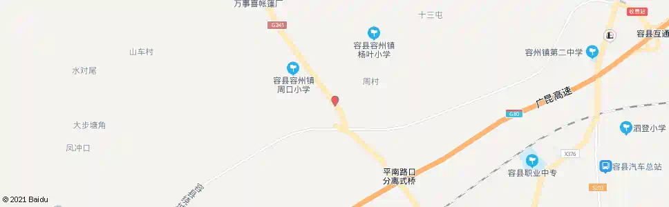 玉林周村_公交站地图_玉林公交_妙搜公交查询2025