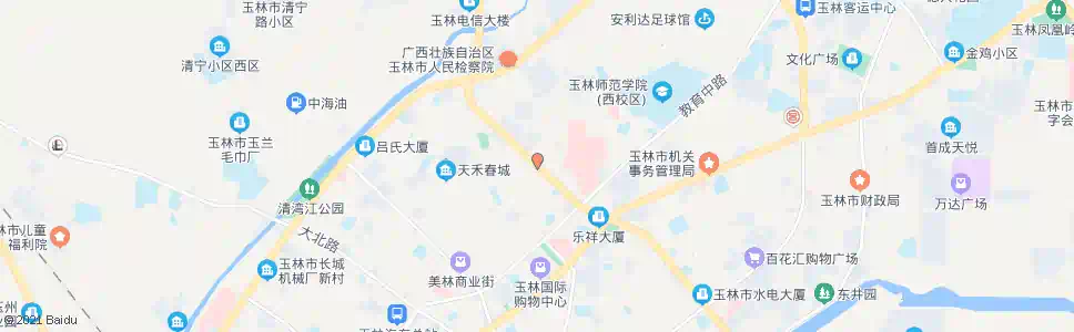 玉林市政工程处_公交站地图_玉林公交_妙搜公交查询2025