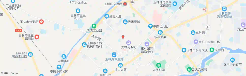 玉林玉林镇法庭_公交站地图_玉林公交_妙搜公交查询2025