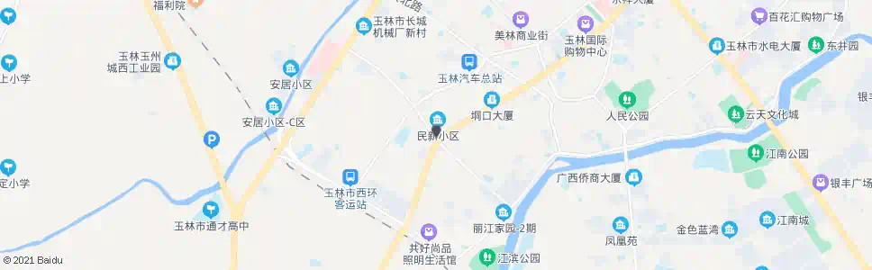 玉林电脑城_公交站地图_玉林公交_妙搜公交查询2025