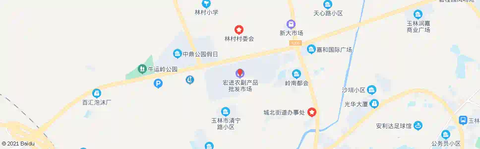 玉林农批市场_公交站地图_玉林公交_妙搜公交查询2025