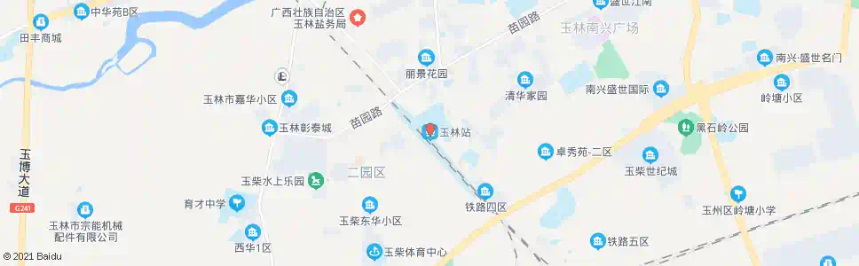 玉林下坜头_公交站地图_玉林公交_妙搜公交查询2025
