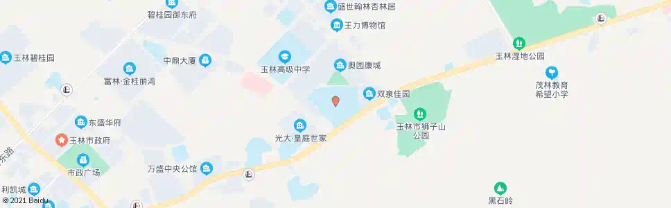 玉林市体育中心_公交站地图_玉林公交_妙搜公交查询2025