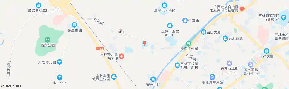玉林实验中学_公交站地图_玉林公交_妙搜公交查询2025
