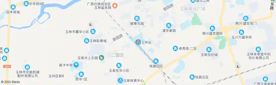 玉林塘步岭_公交站地图_玉林公交_妙搜公交查询2025