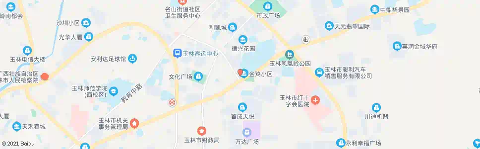 玉林金都花园_公交站地图_玉林公交_妙搜公交查询2025
