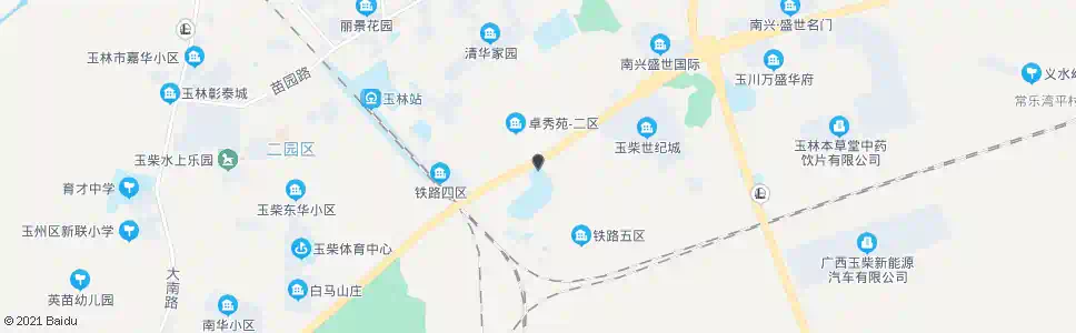 玉林第十中学_公交站地图_玉林公交_妙搜公交查询2025