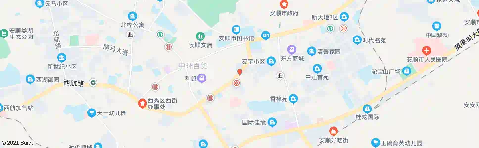安顺凤凰山大酒店_公交站地图_安顺公交_妙搜公交查询2025