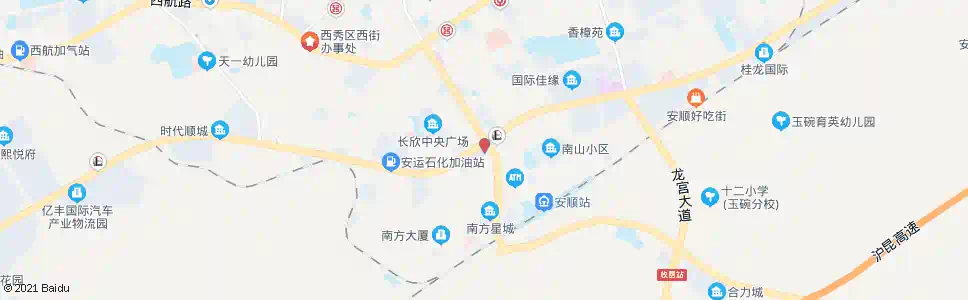 安顺黔中大厦_公交站地图_安顺公交_妙搜公交查询2025
