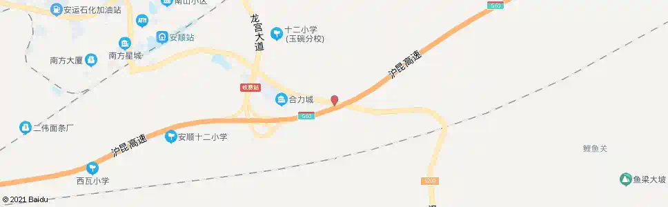 安顺殡仪馆_公交站地图_安顺公交_妙搜公交查询2025