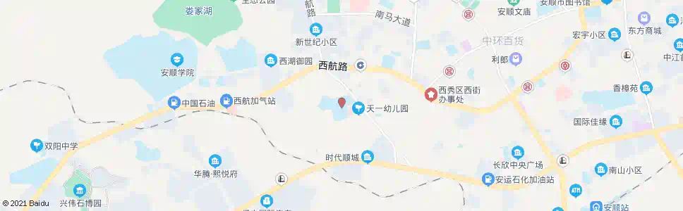 安顺招呼站(区民族中学)_公交站地图_安顺公交_妙搜公交查询2025