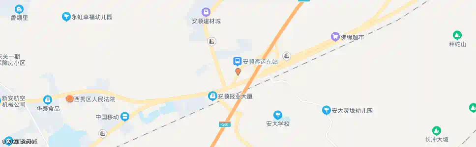 安顺安顺东收费站_公交站地图_安顺公交_妙搜公交查询2025