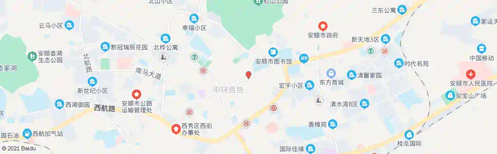 安顺小十字_公交站地图_安顺公交_妙搜公交查询2025