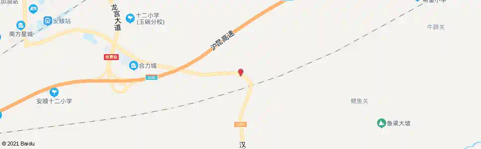 安顺招呼站(污水处理厂)_公交站地图_安顺公交_妙搜公交查询2025