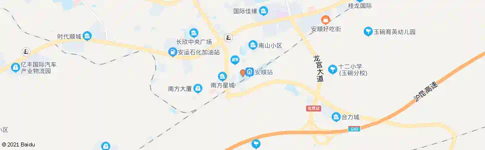 安顺花燕路_公交站地图_安顺公交_妙搜公交查询2025
