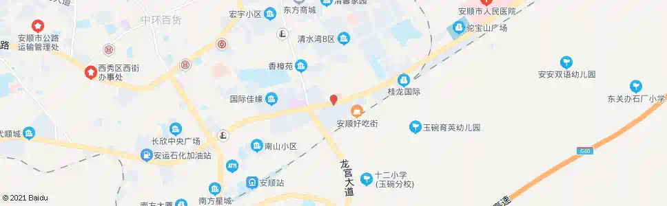 安顺贵医附院_公交站地图_安顺公交_妙搜公交查询2025