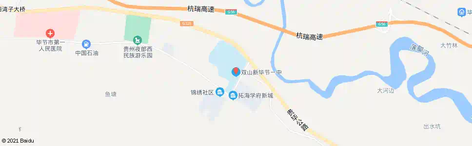 毕节毕节一中_公交站地图_毕节公交_妙搜公交查询2025