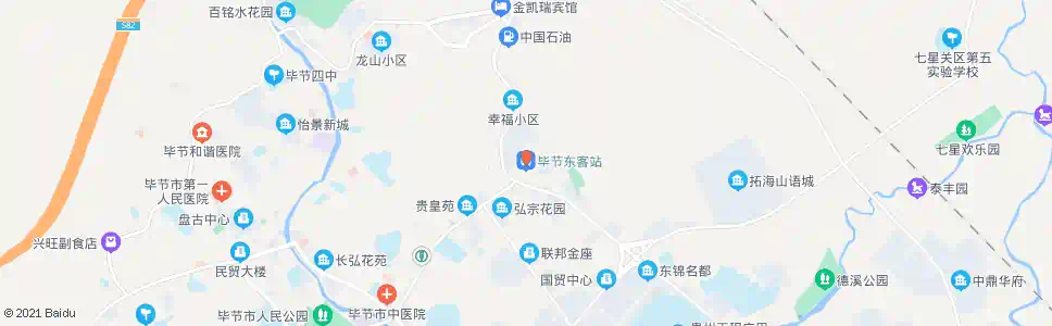 毕节东客站_公交站地图_毕节公交_妙搜公交查询2025