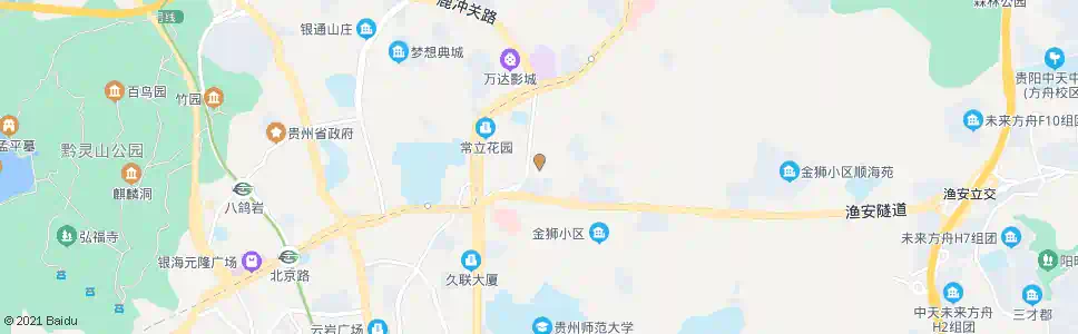 贵阳百花山路_公交站地图_贵阳公交_妙搜公交查询2025