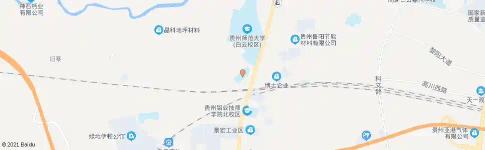 贵阳白云三中_公交站地图_贵阳公交_妙搜公交查询2025