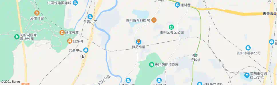 贵阳绿苑小区_公交站地图_贵阳公交_妙搜公交查询2025