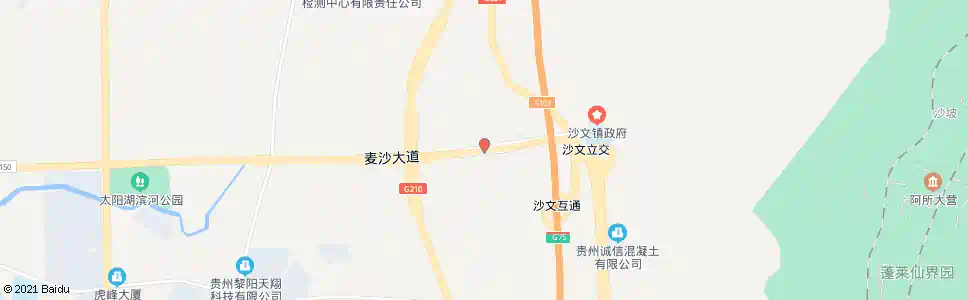 贵阳沙子哨_公交站地图_贵阳公交_妙搜公交查询2025