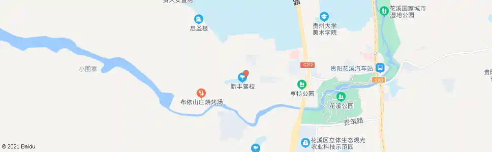 贵阳富贵安康小镇_公交站地图_贵阳公交_妙搜公交查询2025