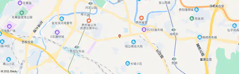 贵阳军区二招_公交站地图_贵阳公交_妙搜公交查询2025