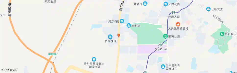 贵阳龙井路口_公交站地图_贵阳公交_妙搜公交查询2025