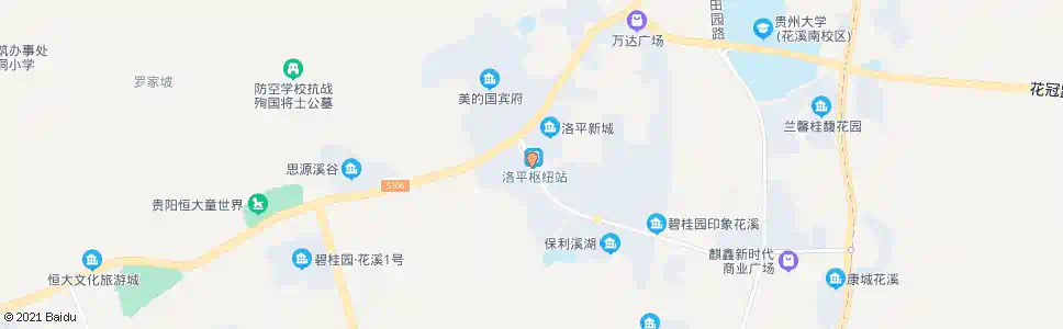 贵阳洛平公交枢纽_公交站地图_贵阳公交_妙搜公交查询2025