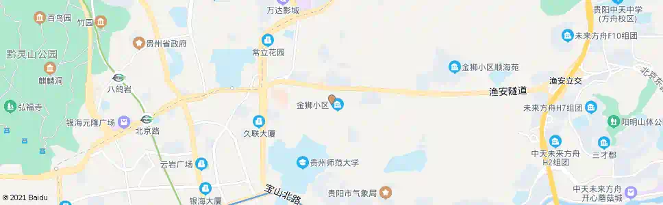 贵阳百峰巷_公交站地图_贵阳公交_妙搜公交查询2025