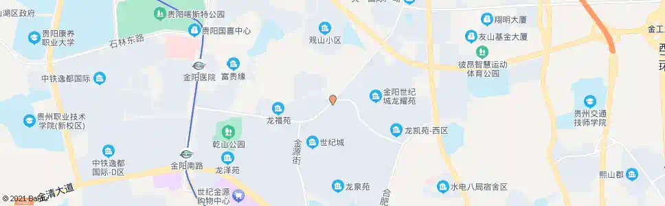 贵阳世纪城(韦顺达源体检中心)_公交站地图_贵阳公交_妙搜公交查询2025